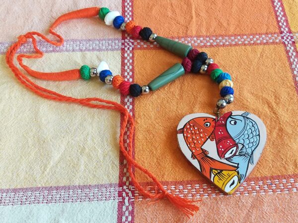 Heart shape necklace from India