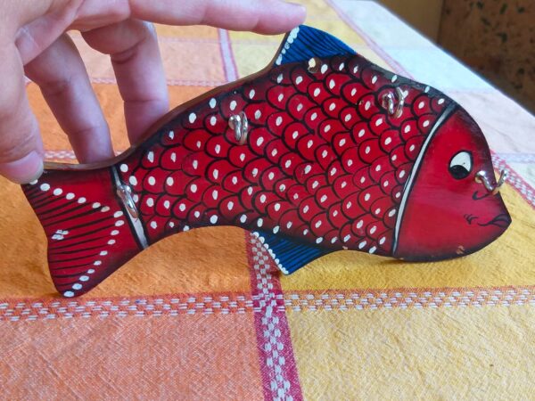 Indian Wooden Key Rack: Traditional Folk Arts & Crafts - Image 9