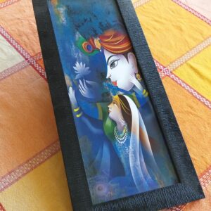 Painting in Frame: Original Indian Art - Unique Home Decor