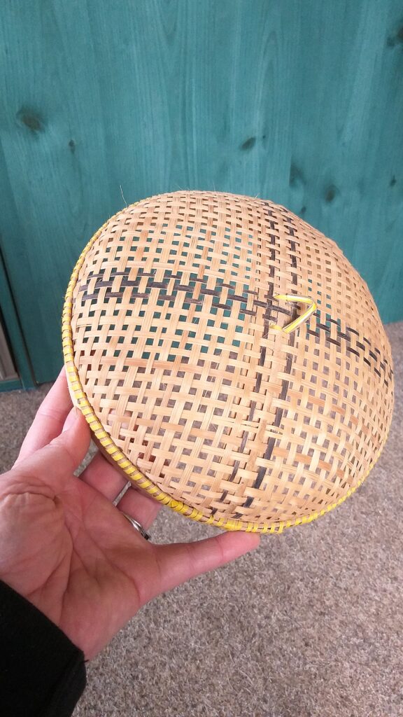 Woven handmade folk artwork for storing rice, beans and more