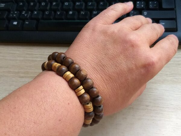 African Ebony Bracelets: Handmade Matching Jewelry - Casual Everyday Wear - Image 10