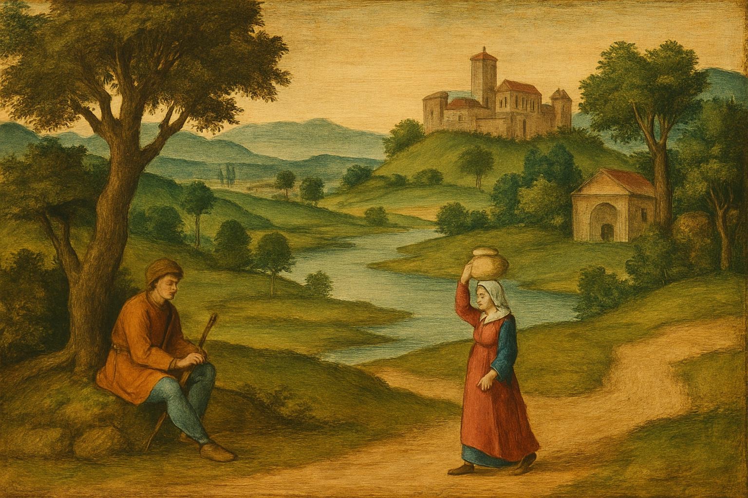 Traditional folk artwork from the ancient